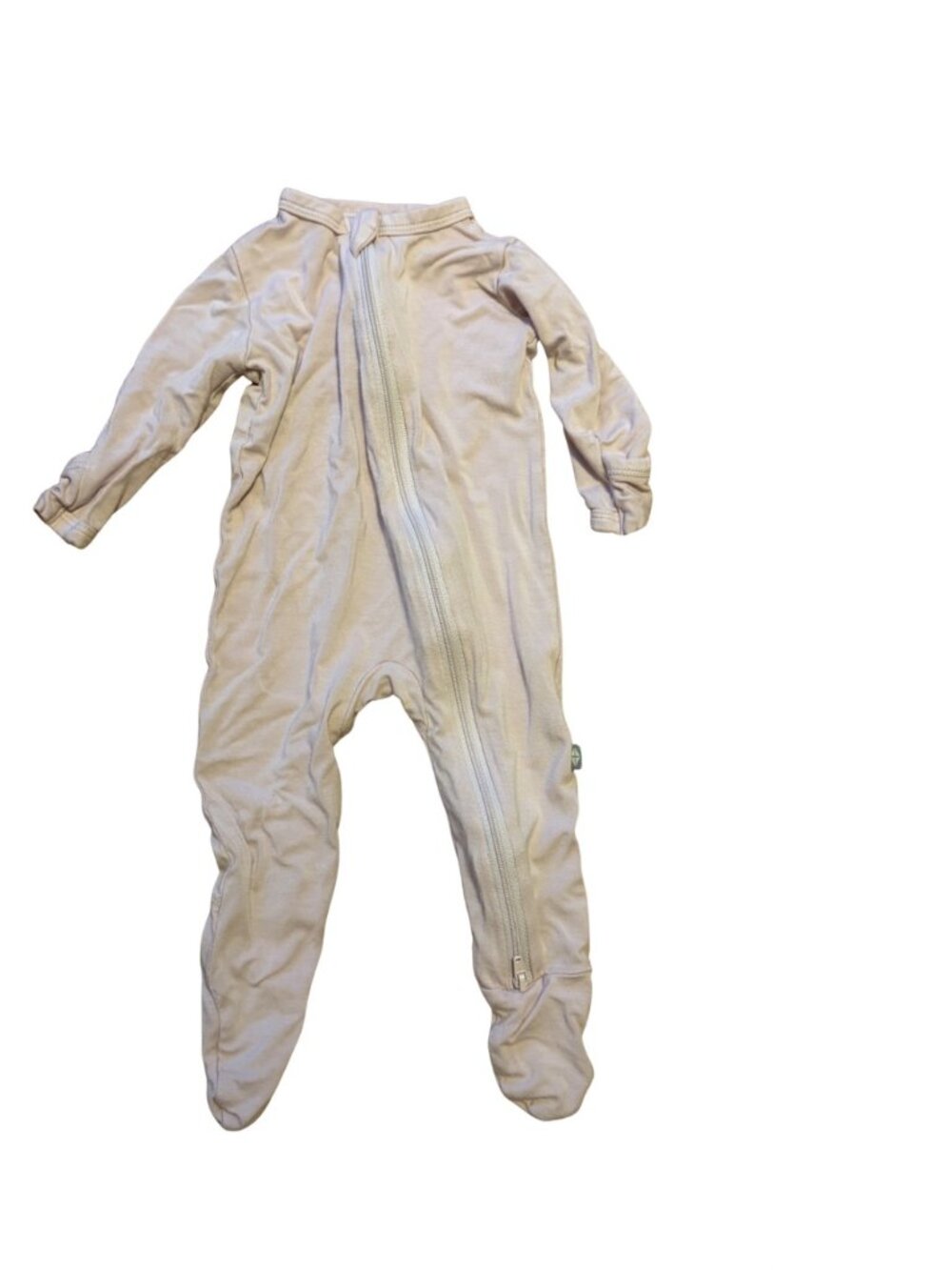 Kyte Baby Bamboo Zip Footed Sleeper 0-3 Months Blush Pink One Piece